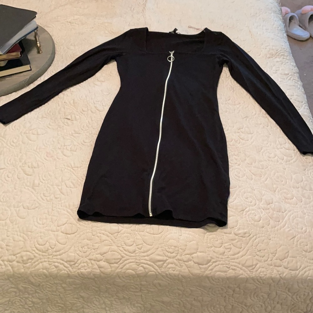 Fashion Nova Black Longsleeve Mini